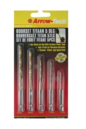 Actieprijs Arrow Tech Boorset Titanium